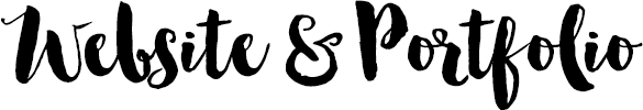 Website and Portfolio